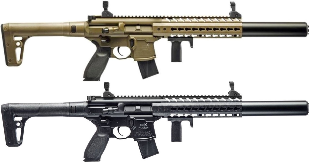 Sig Sauer MCX .177 Cal CO2 Powered 88GR Air Rifle, 30 Pellet Rds